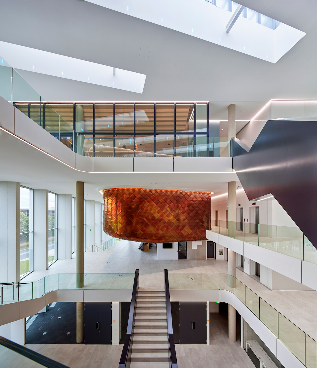 Ray Dolby Centre internal visual. © Paul Raftery / Bouygues UK