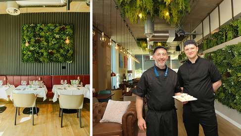 Chefs at Occidente bistro and resturant