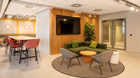 Open space within the new Li Ka Shing Early Cancer Institute