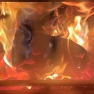 Stock image of flames