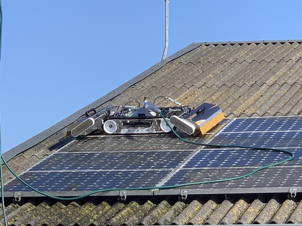 Cleaning solar panels