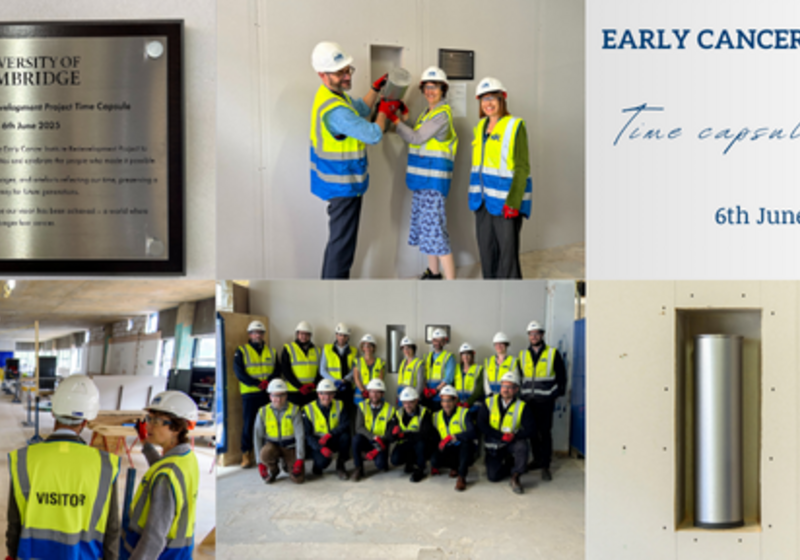 Early Cancer Institute time capsule