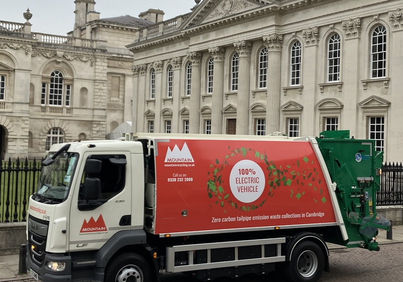 Mountain Recycling truck