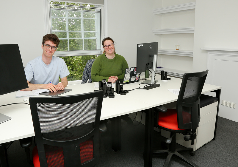 PhD students at CDH offices