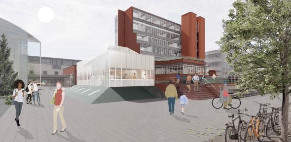 Visual of Stirling building restoration by BDP