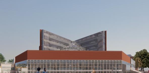 Stirling Building visual. Photo credit BDP