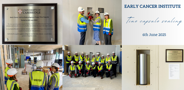 Early Cancer Institute time capsule