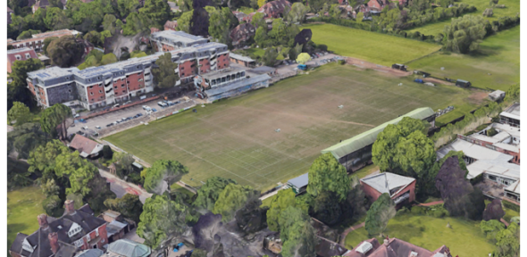 Cambridge University Rugby Club pitch